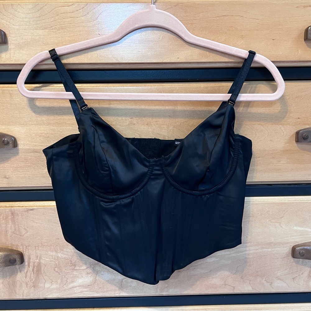 Windsor cropped tank top corset, size S